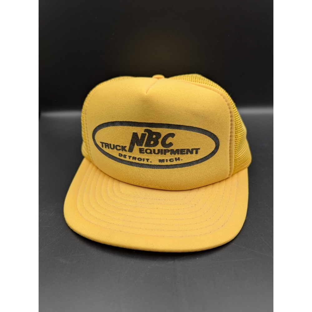 90s NBC Truck Equipment Cap Vintage Trucker Hat Detroit Michigan